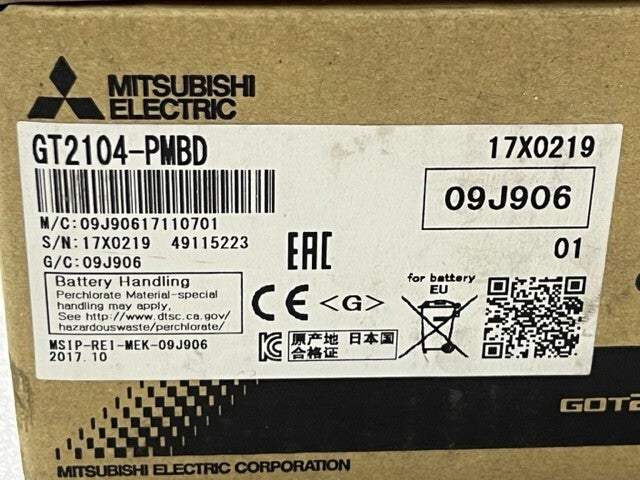 Mitsubishi GT2104-PMBD GOT2000 HMI Graphic Operation Touch Screen Terminal New