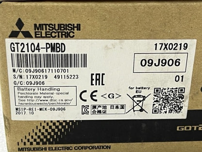 Mitsubishi GT2104-PMBD GOT2000 HMI Graphic Operation Touch Screen Terminal New