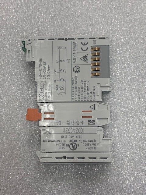 Wago 753-466 2-Channel Analog Input Module New without tags
