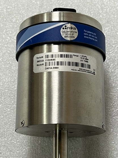 MKS DA01A-33990 1.33kPa DeviceNet i-Baratron Capacitance Digital Manometer Used