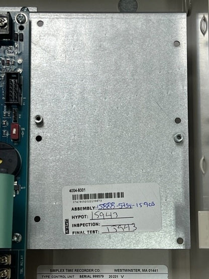 Simplex 4004 R Suppression Release Panel New