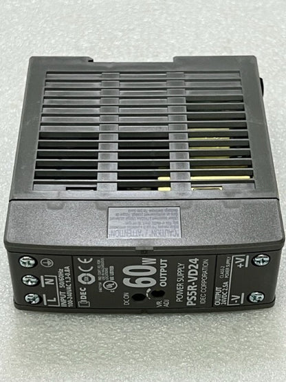 IDEC PS5R-VD24 Input 100-240VAC 50/60Hz Output 24VDC 2.5A Power Supply Unit New