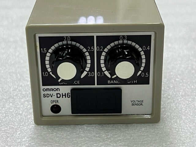 Omron SDV-DH6 Voltage Sensor Controller 100/110VAC 50/60Hz New (Old Stock)