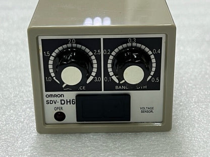 Omron SDV-DH6 Voltage Sensor Controller 100/110VAC 50/60Hz New (Old Stock)