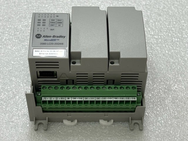 2080-LC20-20QWBR Ser B Micro820 EtherNet IP PLC Controller New