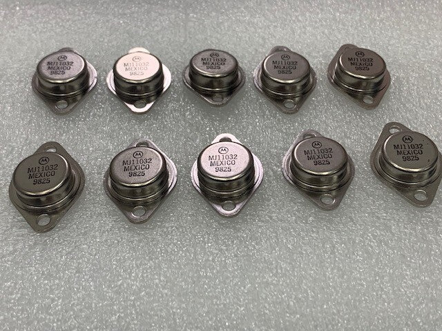 Motorola Power Transistor MJ11032 MEXICO 9825 New Old Stock - Lot of 10 Pcs