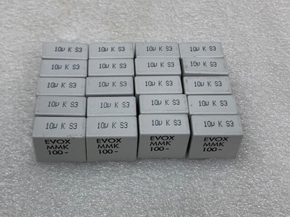 Evox Film Capacitor MMK100 10uF K S3  New - Lot of 20 Pcs
