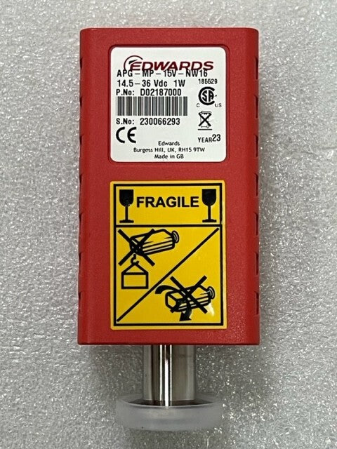 Edwards APG-MP-15V-NW16 14.5-36VDC 1W Pirani Vacuum Gauge Used