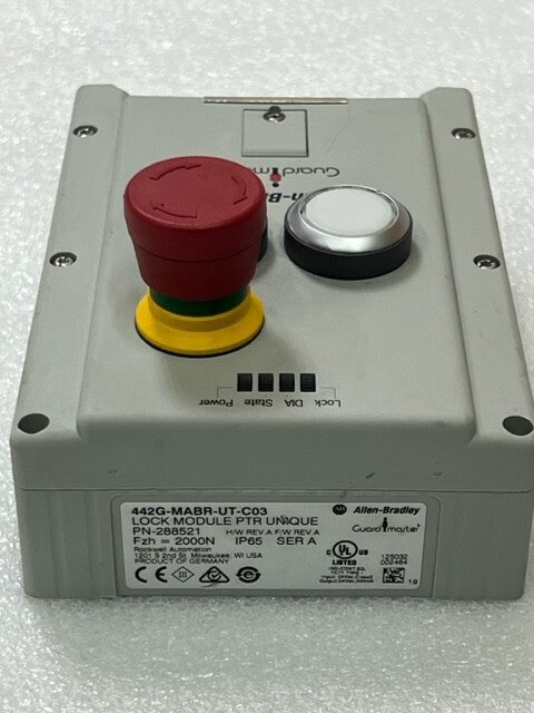 AB 442G-MABR-UT-C03 Ser A IP65 Lock Module PTR UNIQUE Used