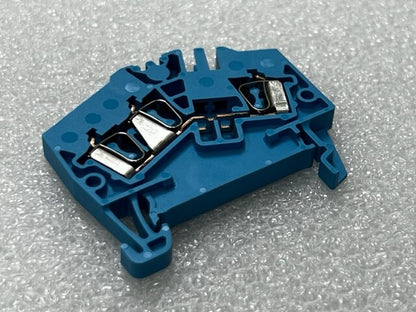 Weidmuller ZDU 2.5-2 2.5mm2 800V Terminal Block Blue New - Box of 100 Pcs