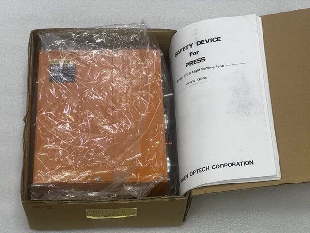 Riken Optech Corporation RPLII-W Control Box for RPL Safety Light Curtain New