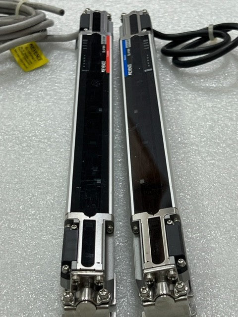 Keyence SL-V16H-T Transmitter SL-V16H-R Receiver 300mm Safety Light Curtain Used