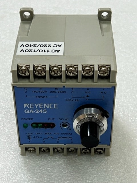Keyence GA-245 Shock Sensor Controller Used in Good Condition