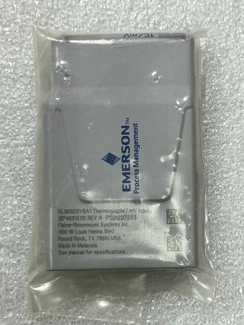 Emerson KL3032X1-BA1 Deltav Charm Thermocouple / mV Input Module New Sealed