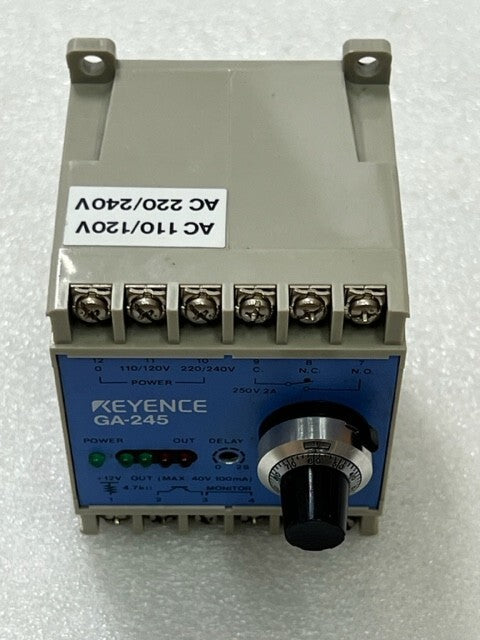 Keyence GA-245 Shock Sensor Controller Used in Good Condition