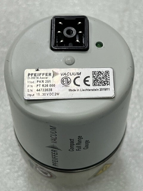 Pfeiffer Vacuum PKR 251 15.30VDC 2W Compact Full Range Gauge D-35614 Asslar Used