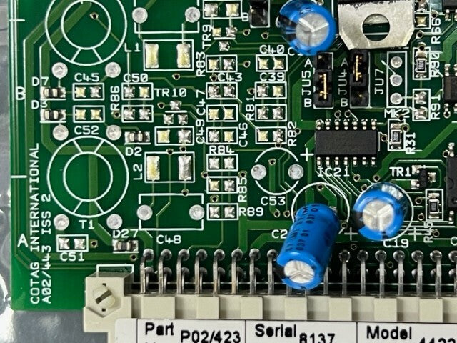 Bewator COTAG INTERNATIONAL Security Systems Circuit Board A02/443 ISS 2 New
