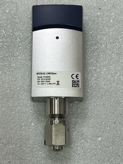 Inficon PCG550 15...30VDC 2.5W Pirani capacitance Diaphragm Gauge Used