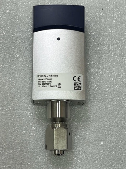 Inficon PCG550 15...30VDC 2.5W Pirani capacitance Diaphragm Gauge Used