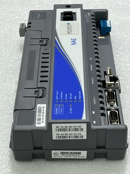Johnson Controls Metasys NAE MS-NAE3510-2 Ver 9.0 Controller New