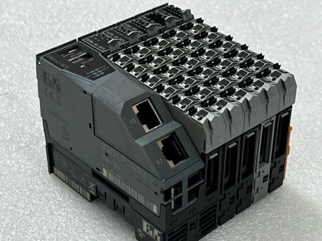 B&R X20CP0483 Rev D0 PLC with X20 PS9062 DI9372 DO9321 PS2100 DO9321 I/O Modules
