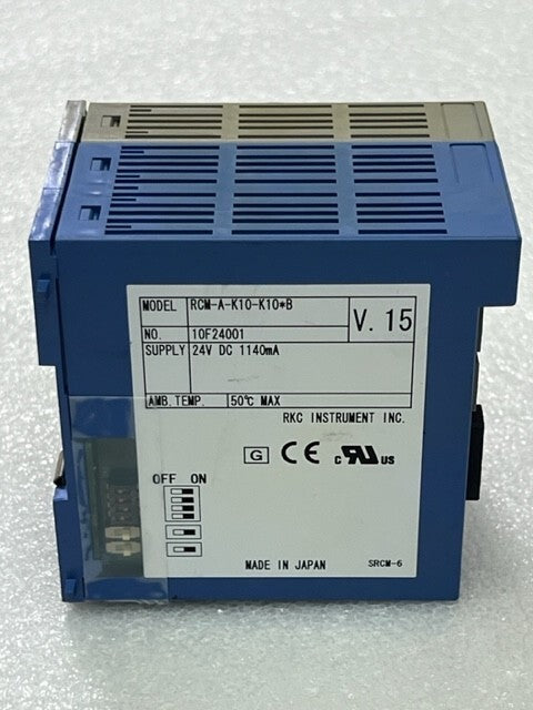RKC Instrument Inc. RCM-A-K10-K10*B V.15 24VDC Temperature Controller