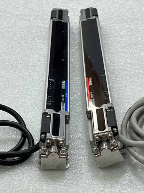 Keyence SL-V16H-T Transmitter SL-V16H-R Receiver 300mm Safety Light Curtain Used