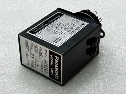 Panasonic DZ9202 Brake Unit AC200V 1 Ph 50/60Hz 3A Used