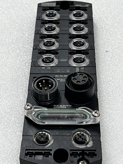 Murr Electronik 55085 IMPACT67E DI16 81216 1.02 1.08 Compact I/O Module Used