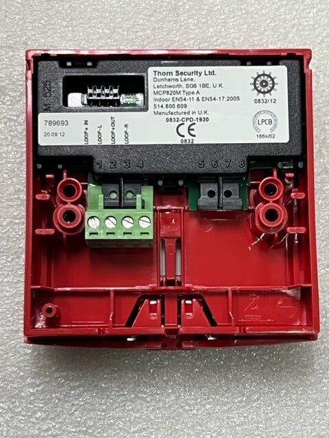 Tyco Thorn Security MCP820M Type A  MCP5B-RP33FG-T200-03 Manual Call Point New