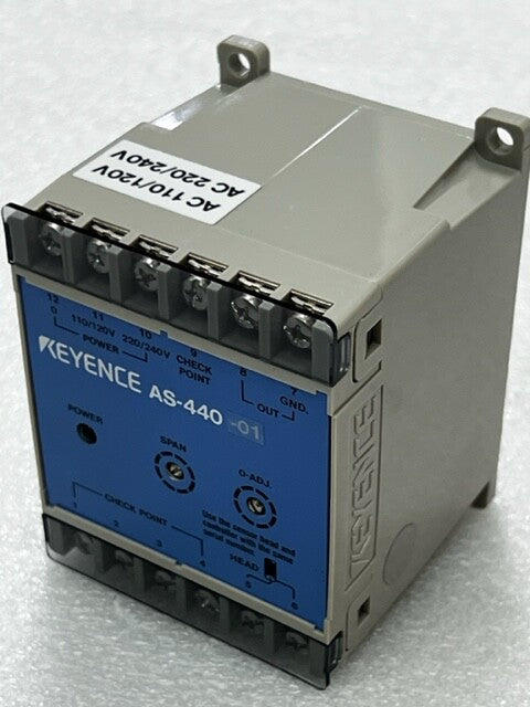 Keyence AS-440-01 Fiber Optic Sensor Controller New