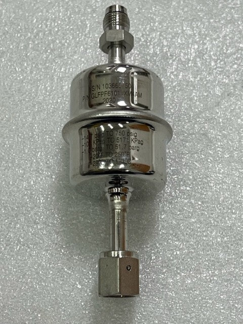 Pall GLFPF6101VXM4AM 14.7 to 750 psig PFA Gaskleen Filter Assembly Used