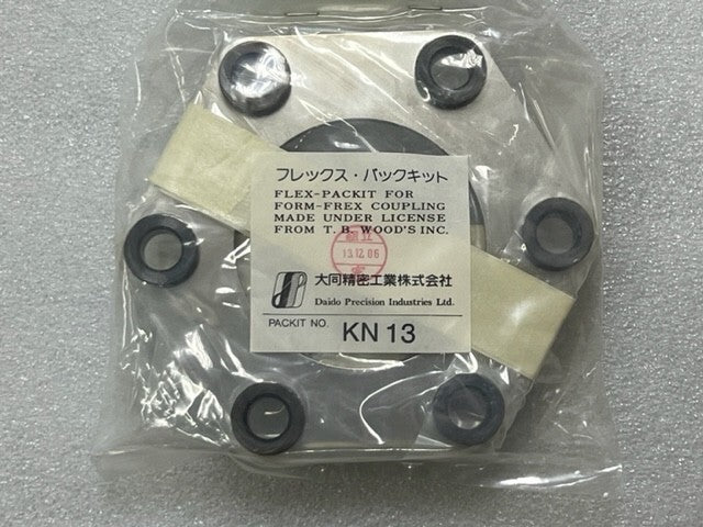 T B Woods Daido Precision Industries KN13 Flex-Packit for Form-Flex Coupling New