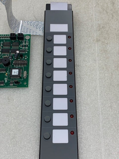 Simplex 4100-1280 8LED88W Display Sub-Assembly & 4100 LED Switch Controller Used