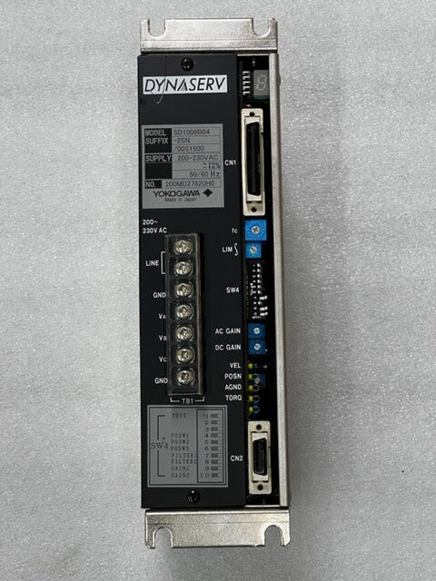 Yokogawa Linearserv SD1006B04-2SN Dynaserv Servo Drive Used