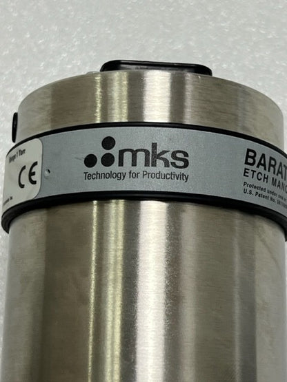 MKS E28D-31352 Range 1 Torr Baratron Etch Manomater Vacuum Pressure Gauge Used
