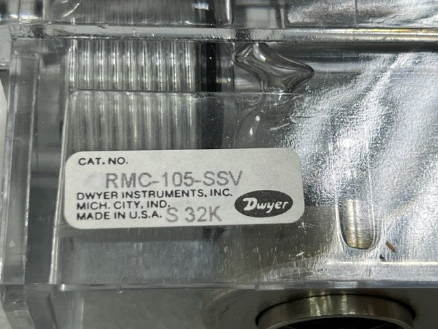 Dwyer RMC-105-SSV Rate-Master Flow Meter New