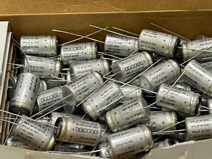 Rifa Elyt Long Life Capacitor PEG 124 KF 347 VQ 470uF 40VDC New - Box of 100 Pcs