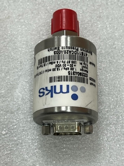 MKS 41B11DCA2BA003 Baratron Pressure Switch 1.33kPa 10 Torr Used