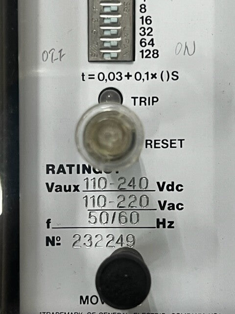 GE General Electric Modular Voltage Relay TOV 4013M030H00C Used
