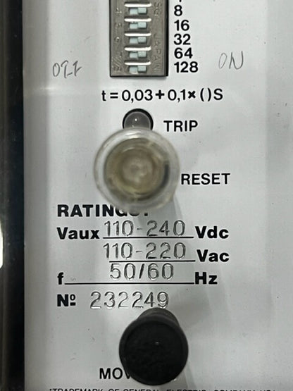 GE General Electric Modular Voltage Relay TOV 4013M030H00C Used