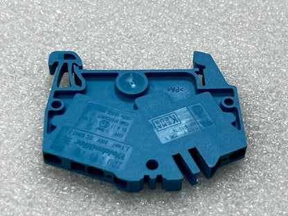 Weidmuller ZDU 2.5-2 2.5mm2 800V Terminal Block Blue New - Box of 100 Pcs