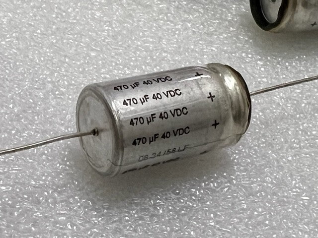 Rifa Elyt Long Life Capacitor PEG 124 KF 347 VQ 470uF 40VDC New - Box of 100 Pcs