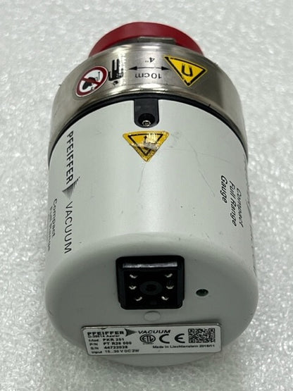 Pfeiffer Vacuum PKR 251 15.30VDC 2W Compact Full Range Gauge D-35614 Asslar Used