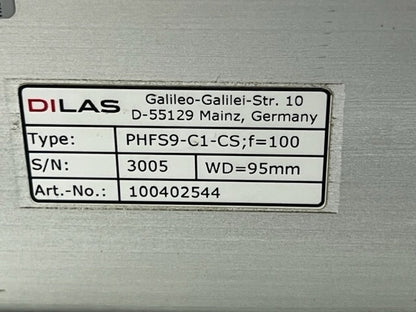 Dilas PHFS9-C1-CS f=100 780-1000 nm 0-500W Diode Laser Module Used