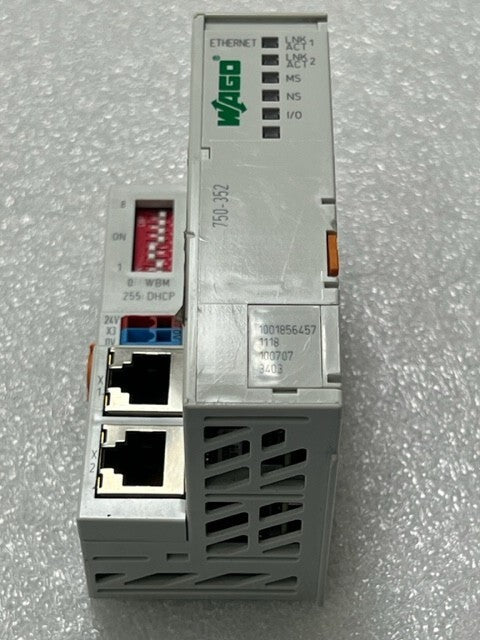 Wago 750-352 PLC Fieldbus EtherNet Coupler Module Used