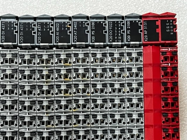 B&R X20HB2880 X20BC8083 X20PS9400 X20PS2100 PLC Communication & I/O Modules Used