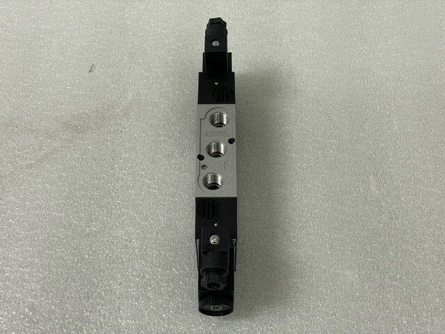 FESTO VALVE WITH 2 VACF-B-C1-16B SOLENOID COIL USED GOOD CONDITION