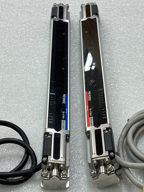Keyence SL-V16H-T Transmitter SL-V16H-R Receiver 300mm Safety Light Curtain Used