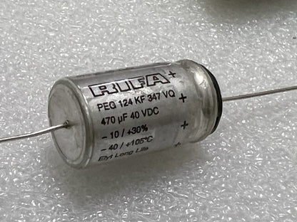 Rifa Elyt Long Life Capacitor PEG 124 KF 347 VQ 470uF 40VDC New - Box of 100 Pcs
